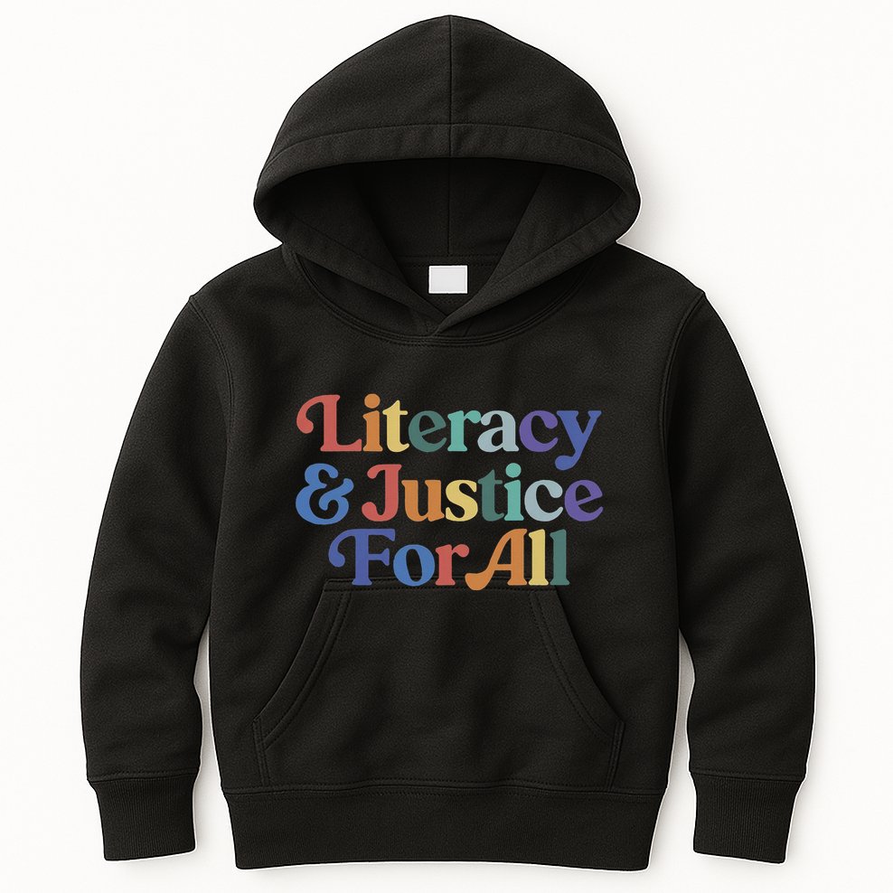 Literacy Justice For All Kids Hoodie