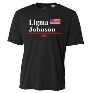 Ligma Johnson Funny Presidential Election 2024 Parody Cooling Performance Crew T-Shirt