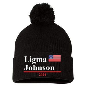 Ligma Johnson Funny Presidential Election 2024 Parody Pom Pom 12in Knit Beanie