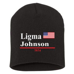 Ligma Johnson Funny Presidential Election 2024 Parody Short Acrylic Beanie