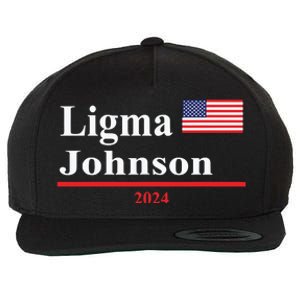 Ligma Johnson Funny Presidential Election 2024 Parody Wool Snapback Cap