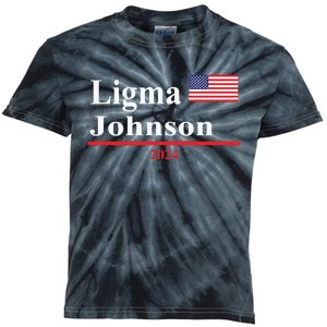 Ligma Johnson Funny Presidential Election 2024 Parody Kids Tie-Dye T-Shirt