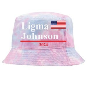 Ligma Johnson Funny Presidential Election 2024 Parody Tie-Dyed Bucket Hat