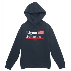 Ligma Johnson Funny Presidential Election 2024 Parody Urban Pullover Hoodie