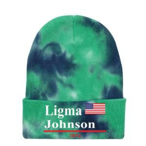 Ligma Johnson Funny Presidential Election 2024 Parody Tie Dye 12in Knit Beanie