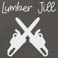 Lumber Jill Female Lumberjack Wife Partner Logger Cotton Canvas Backpack