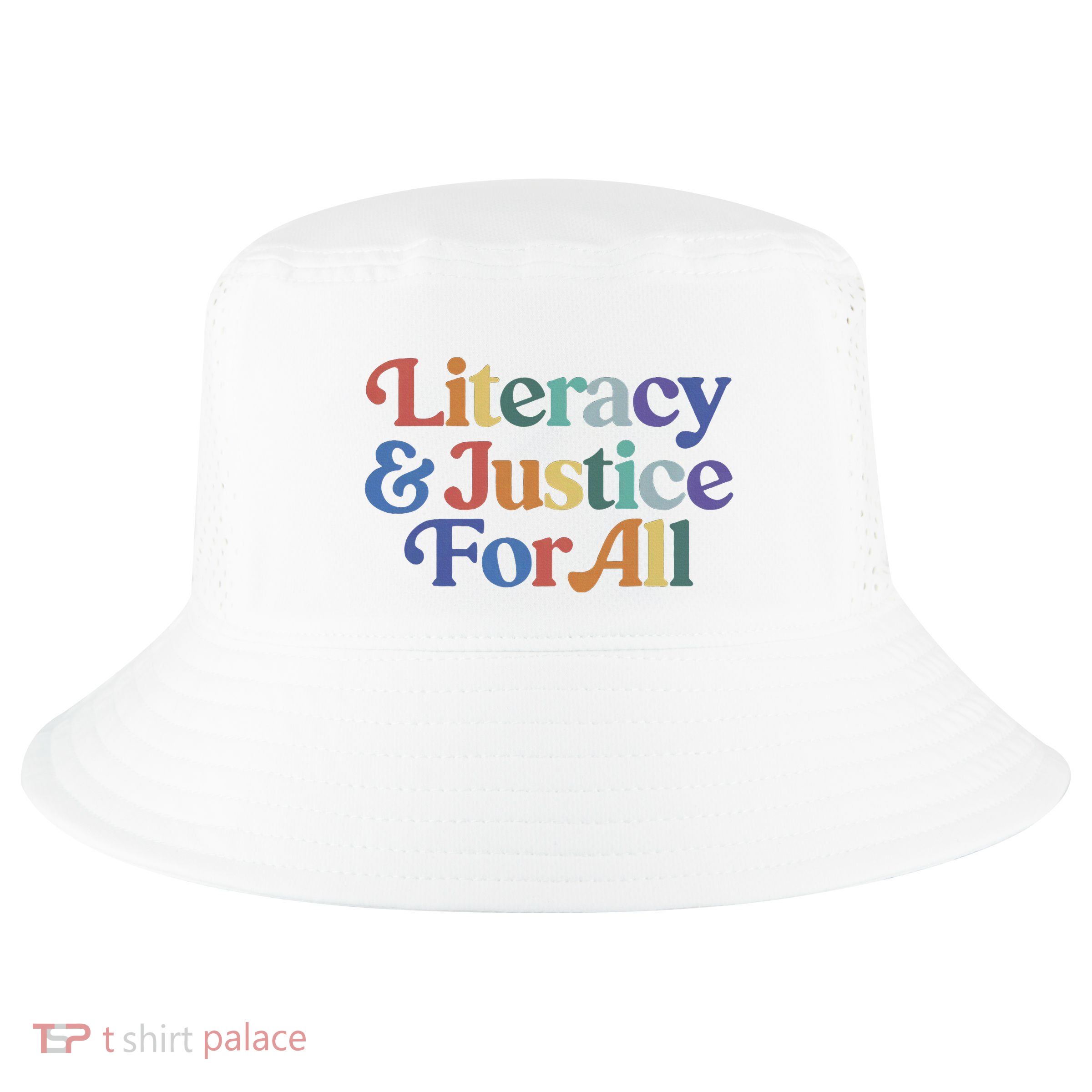 Literacy Justice For All Stop Book Banning Protect Librarian Cool Comfort Performance Bucket Hat