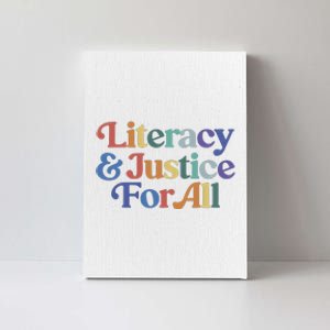 Literacy Justice For All Stop Book Banning Protect Librarian Canvas