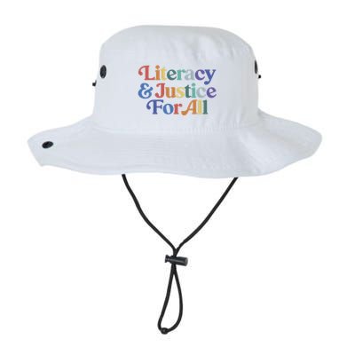 Literacy Justice For All Stop Book Banning Protect Librarian Bucket Hat