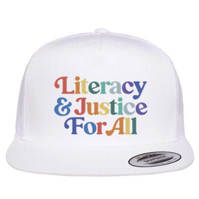 Literacy Justice For All Stop Book Banning Protect Librarian Flatbill Hat