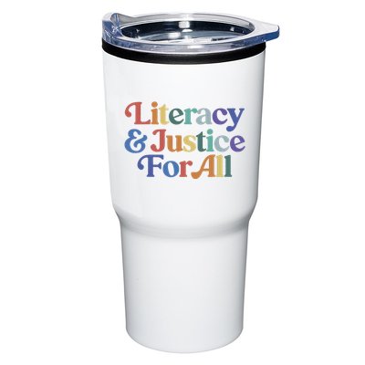 Literacy Justice For All Stop Book Banning Protect Librarian Tumbler