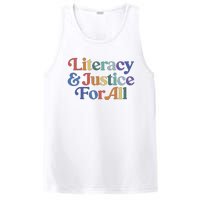 Literacy Justice For All Stop Book Banning Protect Librarian PosiCharge Competitor Tank