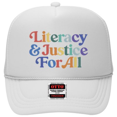 Literacy Justice For All Stop Book Banning Protect Librarian Trucker Hat