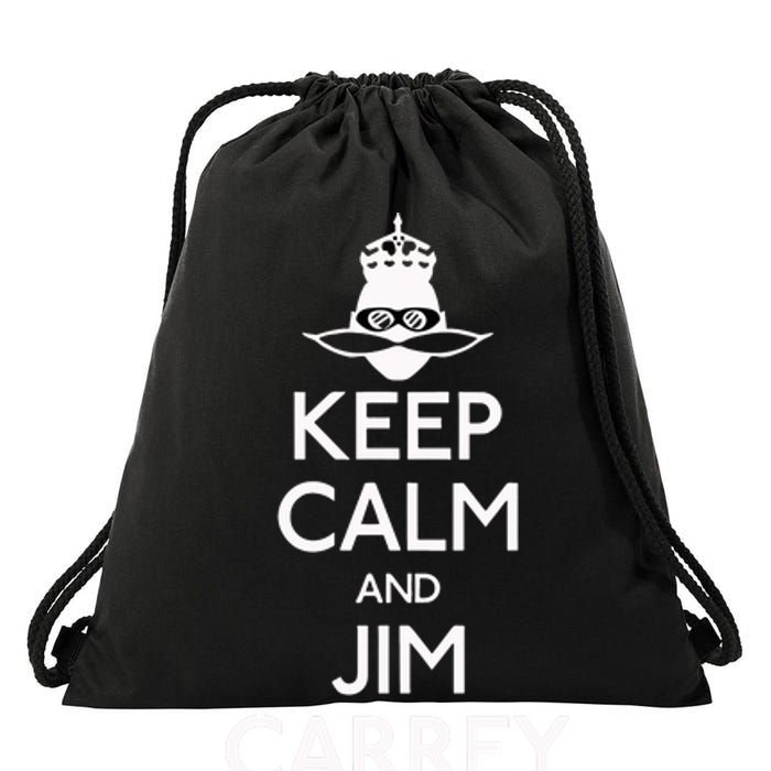 Limited Jeff Fowler Keep Calm And Jim Carrey On Drawstring Bag