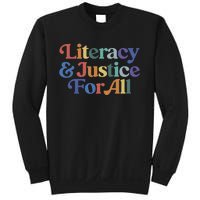 Literacy Justice For All Stop Book Banning Protect Librarian Sweatshirt