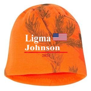 Ligma Johnson Funny Presidential Election 2024 Parody Kati - Camo Knit Beanie