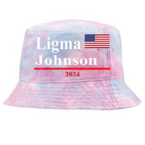 Ligma Johnson Funny Presidential Election 2024 Parody Tie-Dyed Bucket Hat