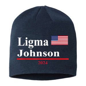 Ligma Johnson Funny Presidential Election 2024 Parody Sustainable Beanie