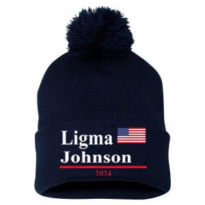 Ligma Johnson Funny Presidential Election 2024 Parody Pom Pom 12in Knit Beanie