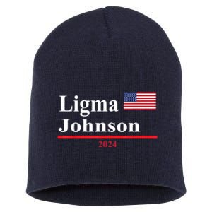 Ligma Johnson Funny Presidential Election 2024 Parody Short Acrylic Beanie