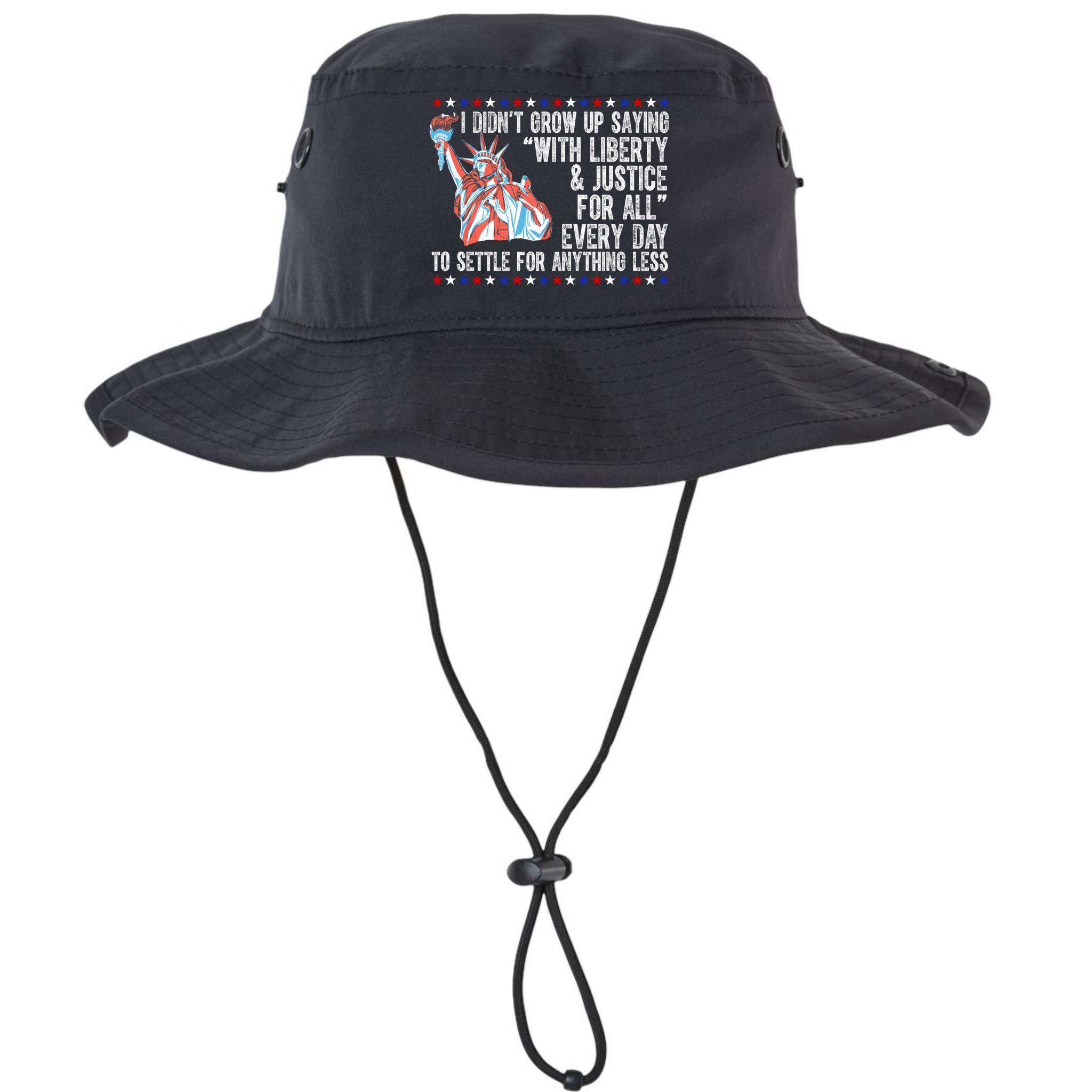 Liberty Justice For All Patriotic Pro American Bucket Hat