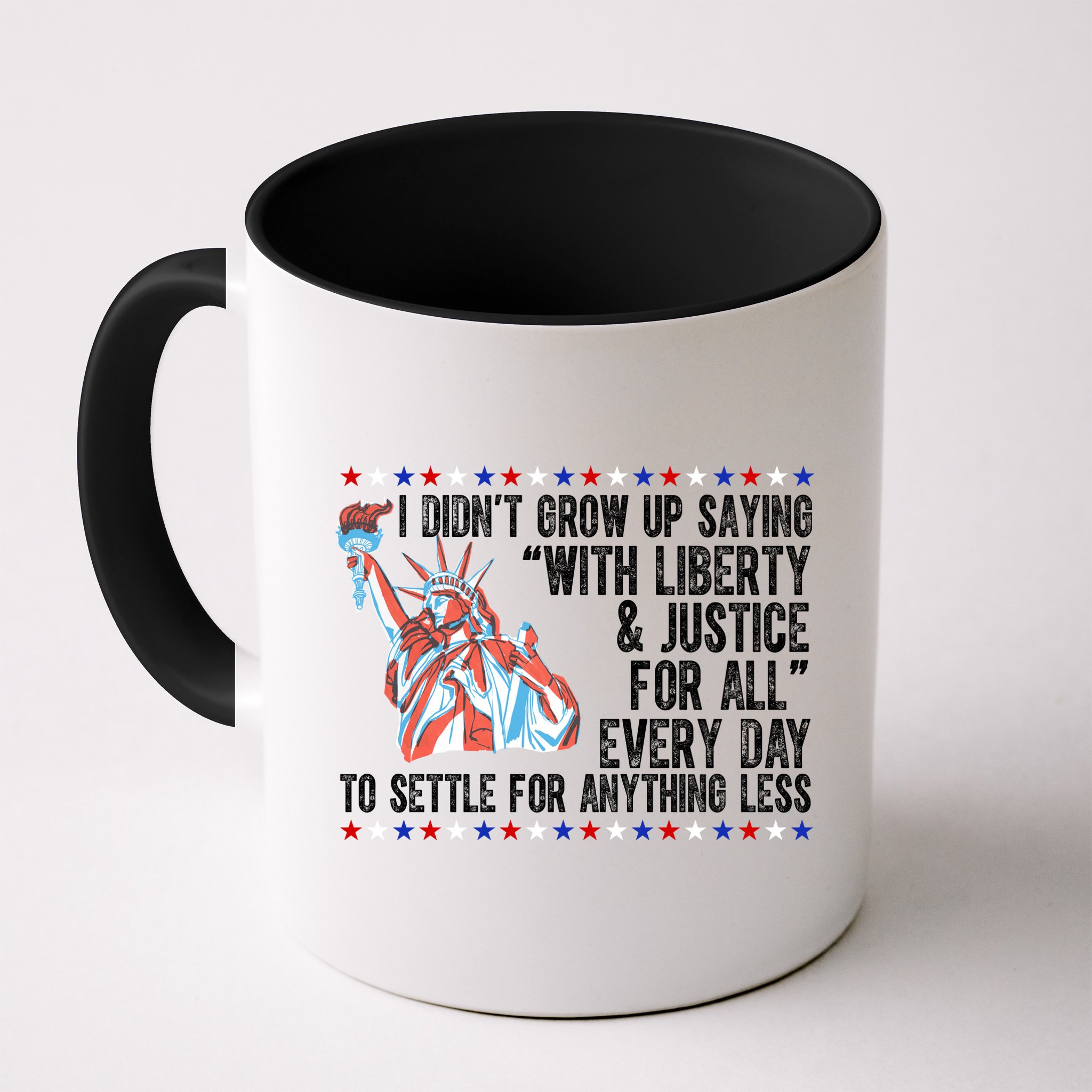 Liberty Justice For All Patriotic Pro American Mug