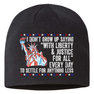 Liberty Justice For All Patriotic Pro American Sustainable Beanie