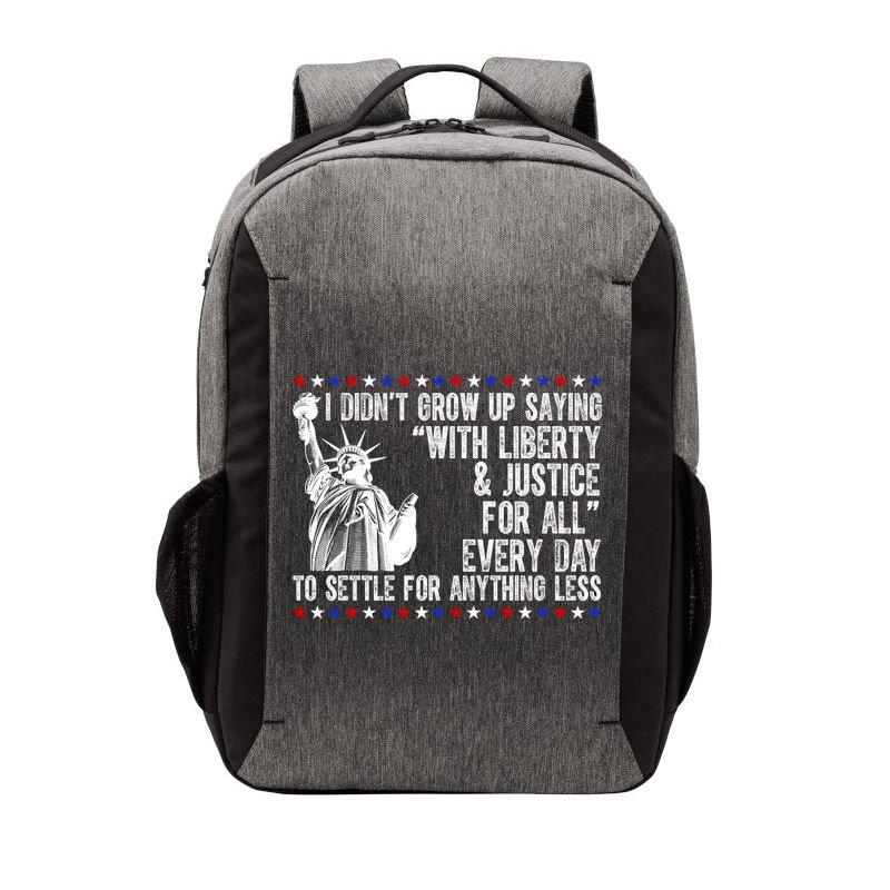 Liberty Justice For All Patriotic 4th Of July Vector Backpack