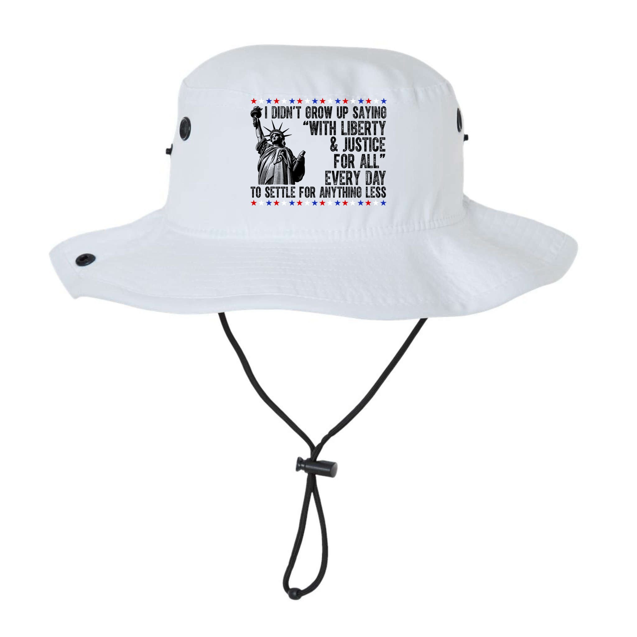 Liberty Justice For All Patriotic 4th Of July Bucket Hat