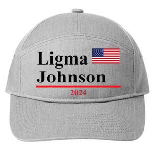 Ligma Johnson Funny Presidential Election 2024 Parody 7-Panel Snapback Hat