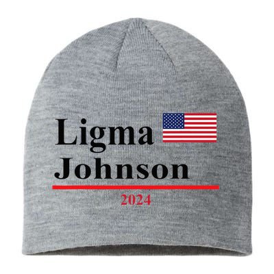 Ligma Johnson Funny Presidential Election 2024 Parody Sustainable Beanie