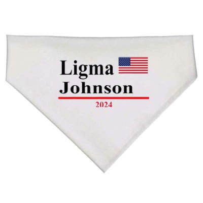 Ligma Johnson Funny Presidential Election 2024 Parody USA-Made Doggie Bandana