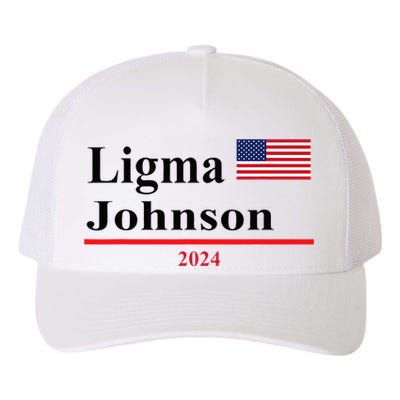 Ligma Johnson Funny Presidential Election 2024 Parody Yupoong Adult 5-Panel Trucker Hat