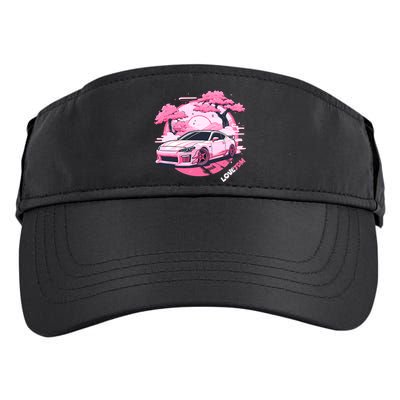 Love JDM Girl Racer Pink Japanese Race Car Adult Drive Performance Visor