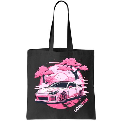 Love JDM Girl Racer Pink Japanese Race Car Bag