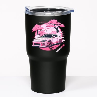 Love JDM Girl Racer Pink Japanese Race Car Tumbler