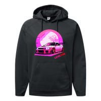 Love Jdm Girl Racer Japanese Modified Race Car Performance Fleece Hoodie