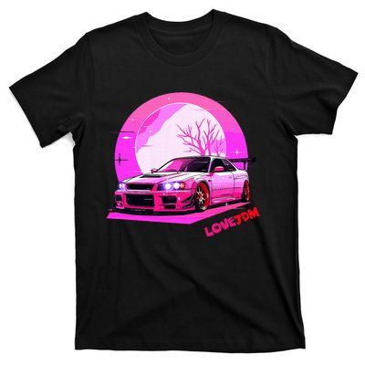 Love Jdm Girl Racer Japanese Modified Race Car T-Shirt