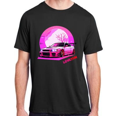 Love Jdm Girl Racer Japanese Modified Race Car Adult ChromaSoft Performance T-Shirt