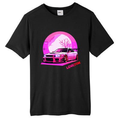 Love Jdm Girl Racer Japanese Modified Race Car Tall Fusion ChromaSoft Performance T-Shirt