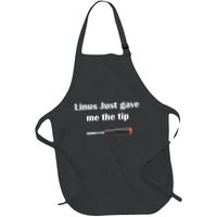 Linus Just Gave Me The Tip Full-Length Apron With Pockets