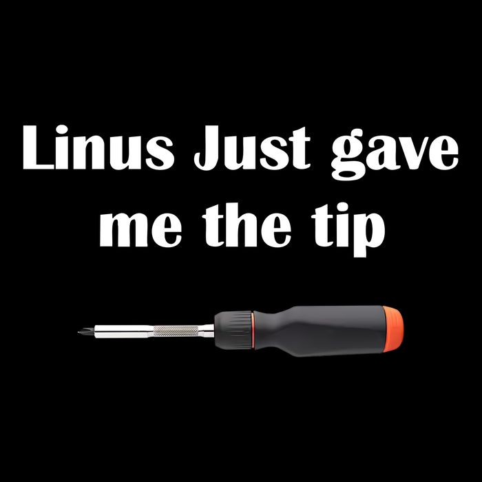 Linus Just Gave Me The Tip Full-Length Apron With Pockets