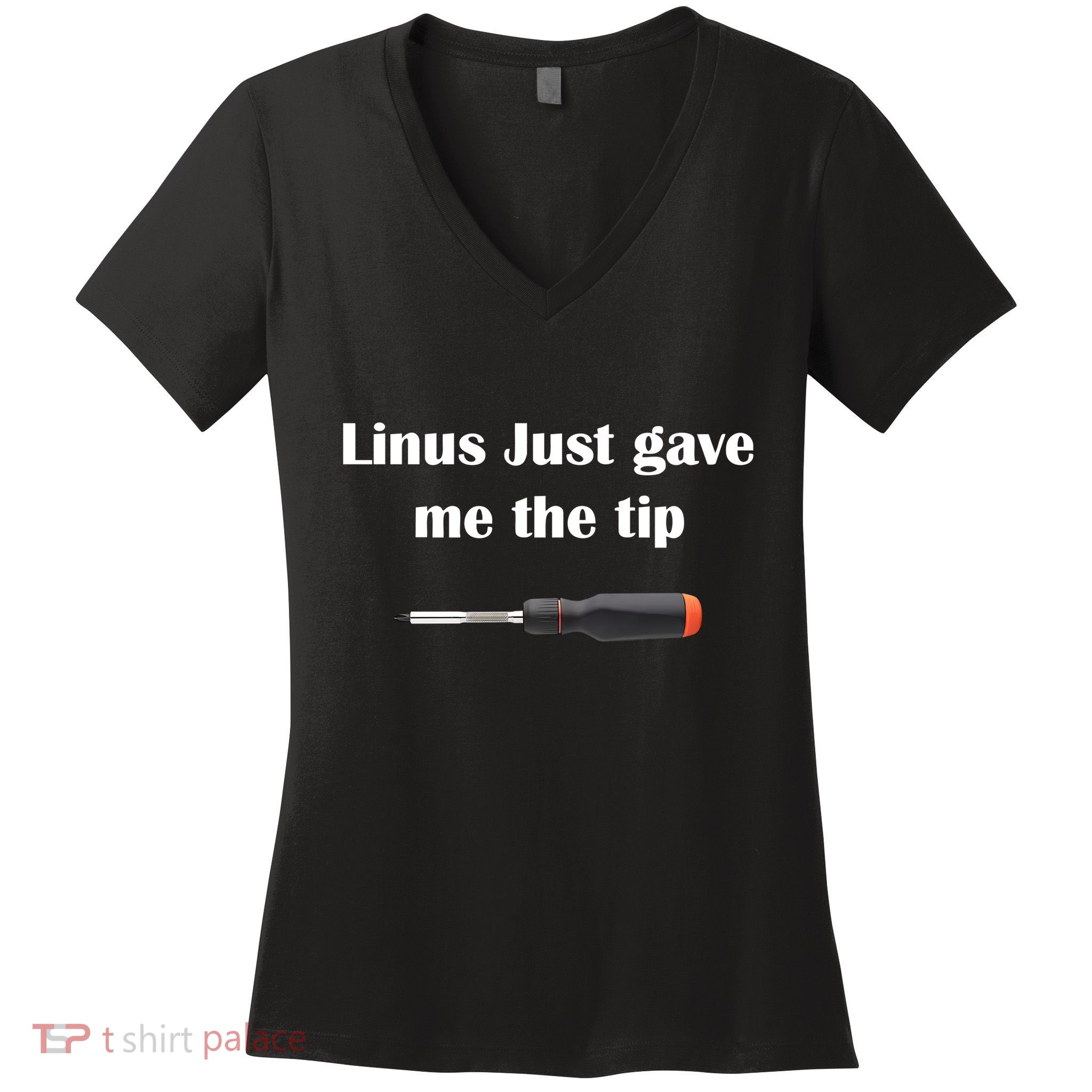 Linus Just Gave Me The Tip Women's V-Neck T-Shirt