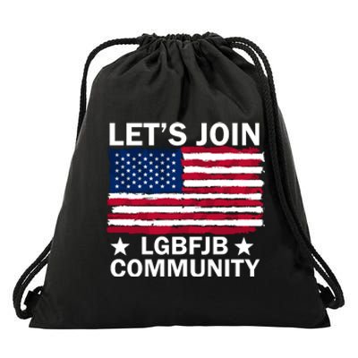 Lets Join Lgbfjb Community Drawstring Bag