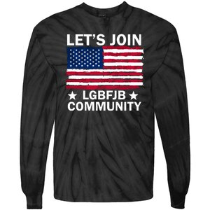 Lets Join Lgbfjb Community Tie-Dye Long Sleeve Shirt