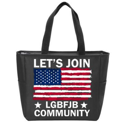 Lets Join Lgbfjb Community Zip Tote Bag