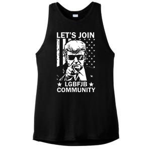 Lets Join Lgbfjb Community Ladies PosiCharge Tri-Blend Wicking Tank