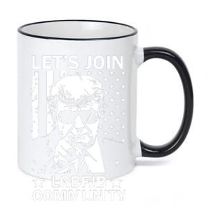 Lets Join Lgbfjb Community 11oz Black Color Changing Mug