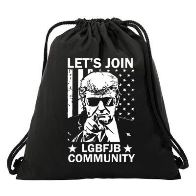Lets Join Lgbfjb Community Drawstring Bag