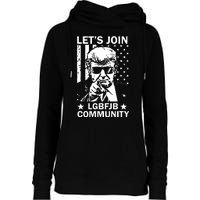 Lets Join Lgbfjb Community Womens Funnel Neck Pullover Hood